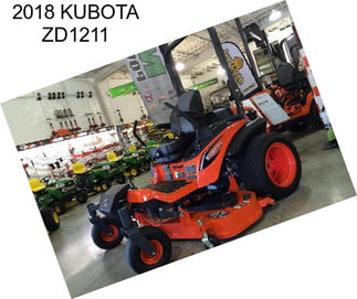 2018 KUBOTA ZD1211