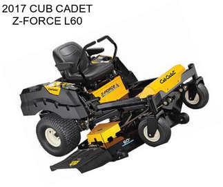 2017 CUB CADET Z-FORCE L60