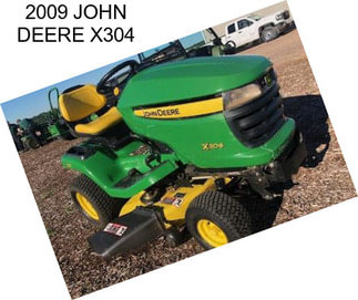 2009 JOHN DEERE X304