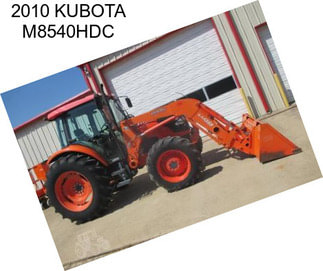 2010 KUBOTA M8540HDC