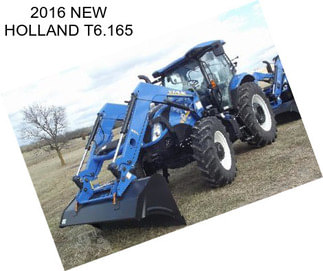 2016 NEW HOLLAND T6.165