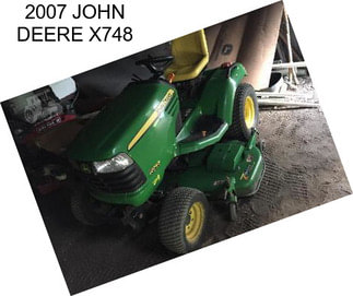 2007 JOHN DEERE X748