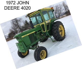 1972 JOHN DEERE 4020