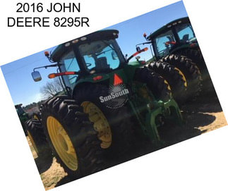 2016 JOHN DEERE 8295R