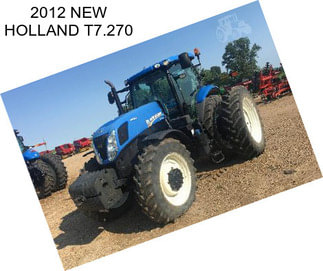 2012 NEW HOLLAND T7.270