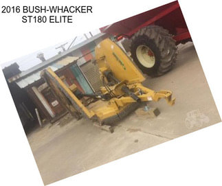 2016 BUSH-WHACKER ST180 ELITE