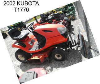 2002 KUBOTA T1770