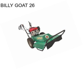 BILLY GOAT 26\