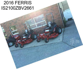 2016 FERRIS IS2100ZBV2661