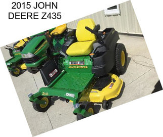 2015 JOHN DEERE Z435