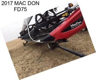 2017 MAC DON FD75