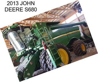 2013 JOHN DEERE S680