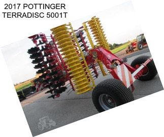 2017 POTTINGER TERRADISC 5001T