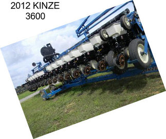 2012 KINZE 3600