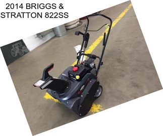 2014 BRIGGS & STRATTON 822SS