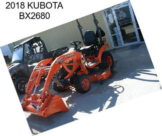 2018 KUBOTA BX2680