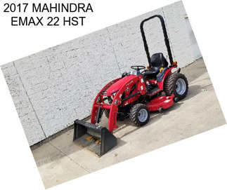 2017 MAHINDRA EMAX 22 HST