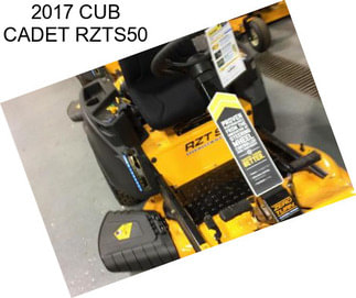 2017 CUB CADET RZTS50