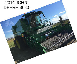 2014 JOHN DEERE S680