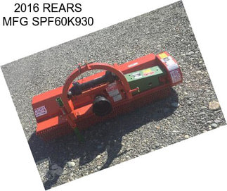 2016 REARS MFG SPF60K930