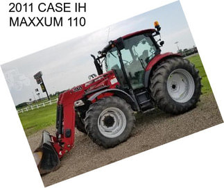 2011 CASE IH MAXXUM 110