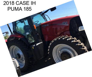 2018 CASE IH PUMA 185