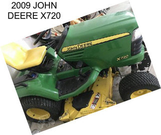 2009 JOHN DEERE X720