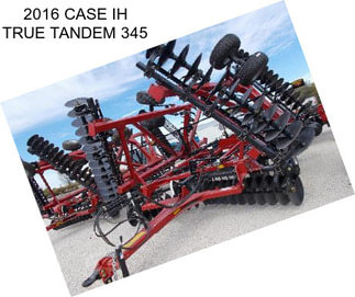 2016 CASE IH TRUE TANDEM 345