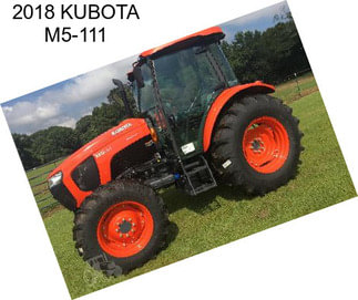 2018 KUBOTA M5-111