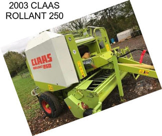 2003 CLAAS ROLLANT 250