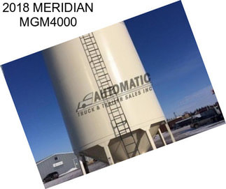 2018 MERIDIAN MGM4000