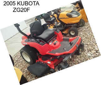 2005 KUBOTA ZG20F