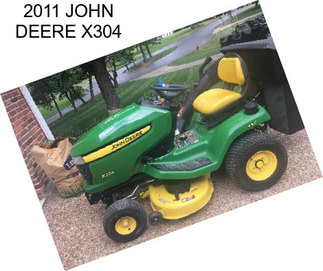 2011 JOHN DEERE X304