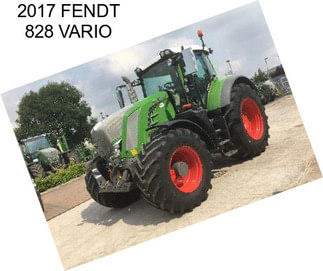 2017 FENDT 828 VARIO