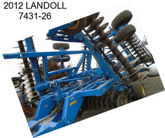 2012 LANDOLL 7431-26