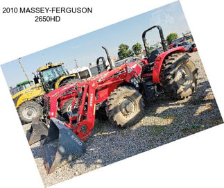 2010 MASSEY-FERGUSON 2650HD