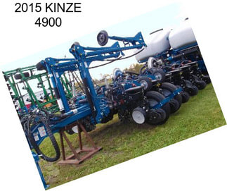 2015 KINZE 4900