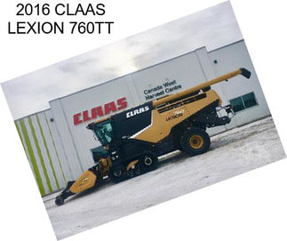 2016 CLAAS LEXION 760TT