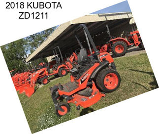 2018 KUBOTA ZD1211