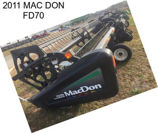 2011 MAC DON FD70