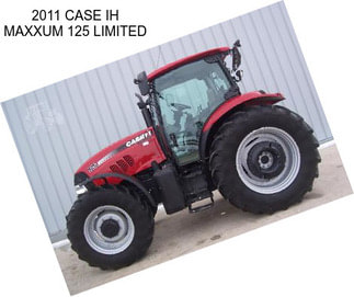 2011 CASE IH MAXXUM 125 LIMITED