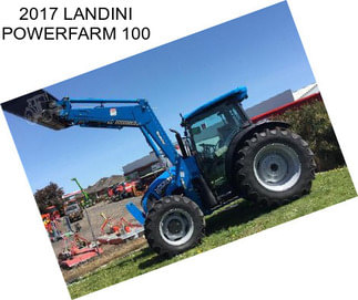 2017 LANDINI POWERFARM 100