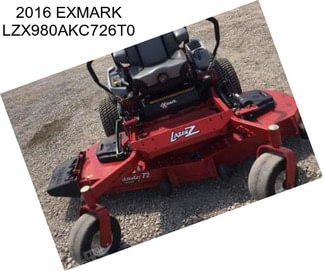 2016 EXMARK LZX980AKC726T0