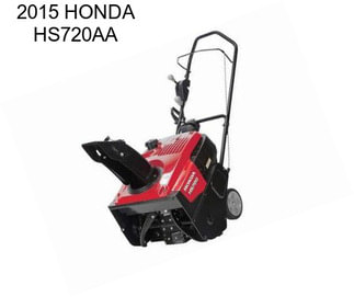 2015 HONDA HS720AA