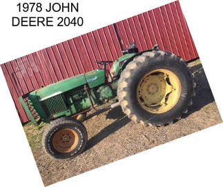 1978 JOHN DEERE 2040