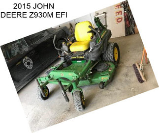 2015 JOHN DEERE Z930M EFI