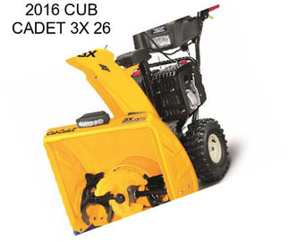 2016 CUB CADET 3X 26