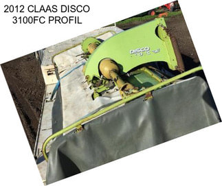 2012 CLAAS DISCO 3100FC PROFIL