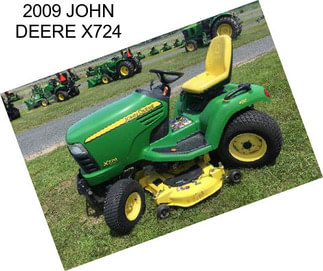 2009 JOHN DEERE X724