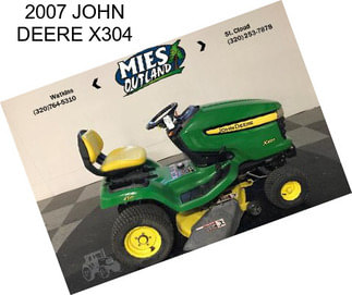 2007 JOHN DEERE X304